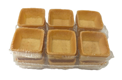 1.3" Mini Sweet Square Tartlets - 12ct Pack
