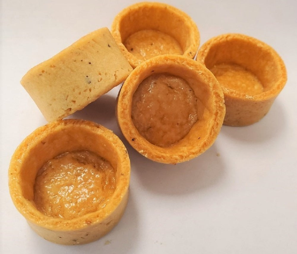 1.3" Mini Round Savory Tart Shells - 16ct Pack - Creative Gourmand