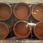 1.9" Round Chocolate Tart Shells - 12ct Pack - Creative Gourmand