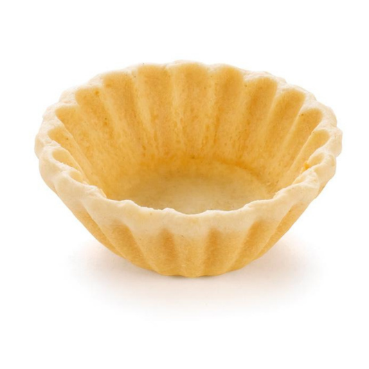 Pidy 1.75" Neutral Fluted Shells - 16ct Pack - Creative Gourmand